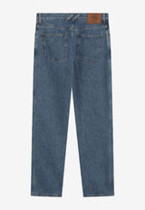 Burberry Logo Patch Straight-Leg Jeans Blue 8113154168016/R_BURBE-A1322