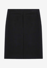 Gucci Wool Crepe Pencil Skirt Black 811380ZACKN/P_GUC-1000