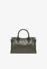 Balenciaga Small Le City Nappa Leather Top Handle Bag Green 8114422ABEK/S_BALEN-3258