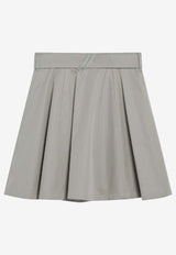 Burberry Trench Flared Mini Skirt Beige 8116006150445/R_BURBE-C2247