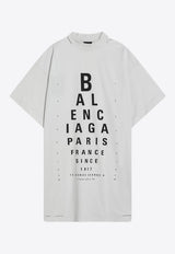 Balenciaga Optical Logo Oversized T-shirt White 811688TRVU6/Q_BALEN-9081