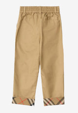 Burberry Kids Boys Pants with Check-Motif Beige 8117169170894/S_BURBE-B9719