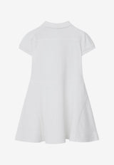 Burberry Kids Girls EKD Polo T-shirt Dress White 8117428153158/S_BURBE-A1464