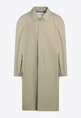 Burberry Embroidered Buttoned Overcoat Beige 8117516170863/S_BURBE-C2981