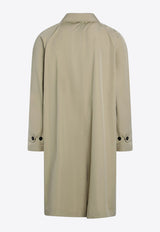 Burberry Embroidered Buttoned Overcoat Beige 8117516170863/S_BURBE-C2981