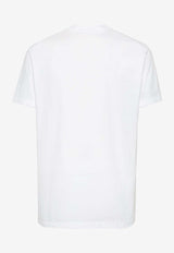 Dsquared2 Velvet Logo T-shirt White S74GD1394D20020_100