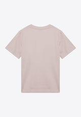 Burberry Logo Print T-shirt Pink 8118976163419/S_BURBE-C2989