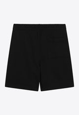 Burberry Logo Print Bermuda Shorts Black 8119002170778/S_BURBE-A1189
