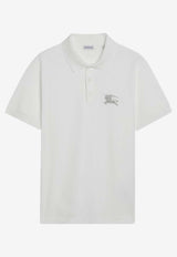 Burberry Embroidered EKD Polo T-shirt White 8119009121046/S_BURBE-B7078