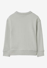 Burberry Kids Boys Trench Bear Sweatshirt Gray 8119407148165/S_BURBE-C4364