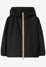 Burberry Kids Boys Zip-Up Jacket Black 8120201171469/S_BURBE-A1189