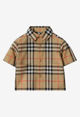 Burberry Kids Babies Vintage Check Shirt Beige 8120916171444/S_BURBE-B9368