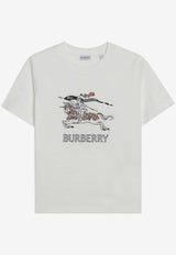 Burberry EKD Embroidered T-shirt White 8121038163419/S_BURBE-B7078