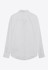 Burberry Long-Sleeved Poplin Shirt White 8122007136633/S_BURBE-A1462