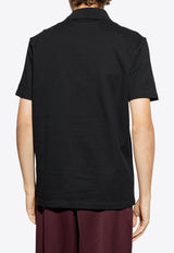 تي شيرت بولو بسحّاب مع شعار ميدوسا بيغي