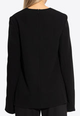 توب تونيك جيسا من الكريب بقَصة عنق U