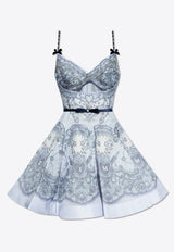 Zimmermann Strappy Dress Blue 2352DR251 0-BLULACPRI