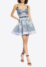 Zimmermann Strappy Dress Blue 2352DR251 0-BLULACPRI