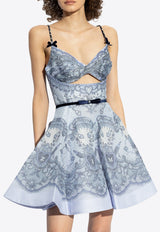 Zimmermann Strappy Dress Blue 2352DR251 0-BLULACPRI