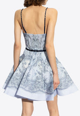 Zimmermann Strappy Dress Blue 2352DR251 0-BLULACPRI
