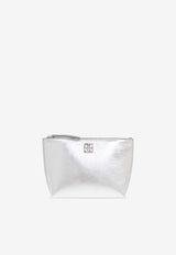 4G Liquid Metallic Leather Pouch Bag