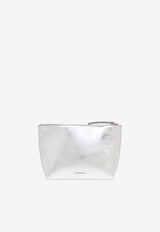 4G Liquid Metallic Leather Pouch Bag