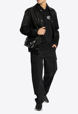 Logo Embroidered Cargo Pants