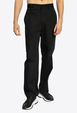 Logo Embroidered Cargo Pants