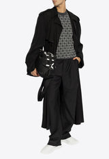 Monogram Jacquard Wool-Blend Sweater