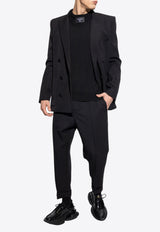 Balmain Wool sweater Black EH1KD145 KH92-0PA