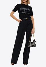 Straight-Leg Wool Pants