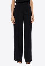 Straight-Leg Wool Pants