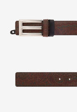 Logo Buckle Reversible Belt