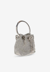 Jimmy Choo Micro Bon Bon Crossbody Bag Silver MICRO BON BON BXW-SILVER