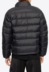 Versace Barocco Jacquard Zip-Up Puffer Jacket Black 1013537 1A13711-1B000