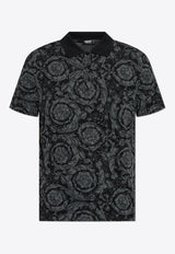Barocco Print Polo T-shirt
