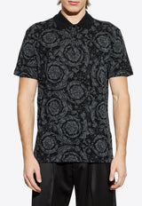 Barocco Print Polo T-shirt