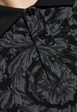 Barocco Print Polo T-shirt