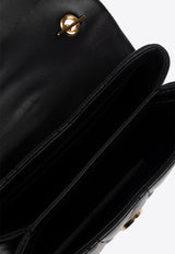 Versace Mini Kleio Quilted Leather Crossbody Bag Black 1017740 1A12975-1B00V