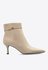 Tory Burch Ankle Boots Double T Cream 160236 0-250