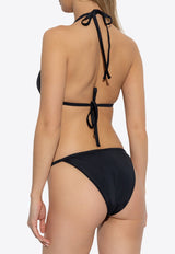 Versace Safety-Pin Bikini Bottoms Black DÓŁ 1018128 1A12917-1B000