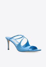 Jimmy Choo Heeled mules Anise Blue ANISE 75 PAT-DUSTY BLUE