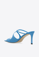 Jimmy Choo Heeled mules Anise Blue ANISE 75 PAT-DUSTY BLUE