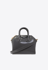 Givenchy Mini Antigona Leather Top Handle Bag Gray BB50T NB13A-025