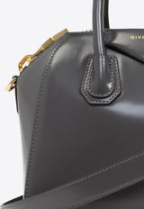 Givenchy Mini Antigona Leather Top Handle Bag Gray BB50T NB13A-025
