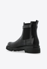 Terra Brushed Leather Ankle Boots