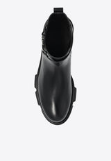 Terra Brushed Leather Ankle Boots