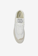Chloé Kick Leather Low-Top Sneakers White CHC25S07I PL-20S