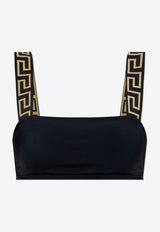 Versace Greca Swimsuit Top Black GÓRA 1018166 1A11119-1B000