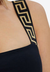 Versace Greca Swimsuit Top Black GÓRA 1018166 1A11119-1B000